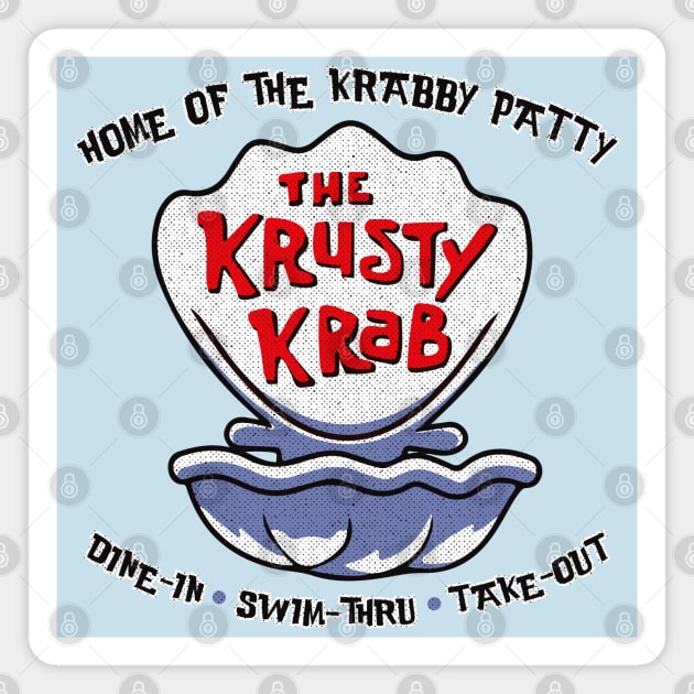 Home Of The Krabby Patty Magnet by Alema Art